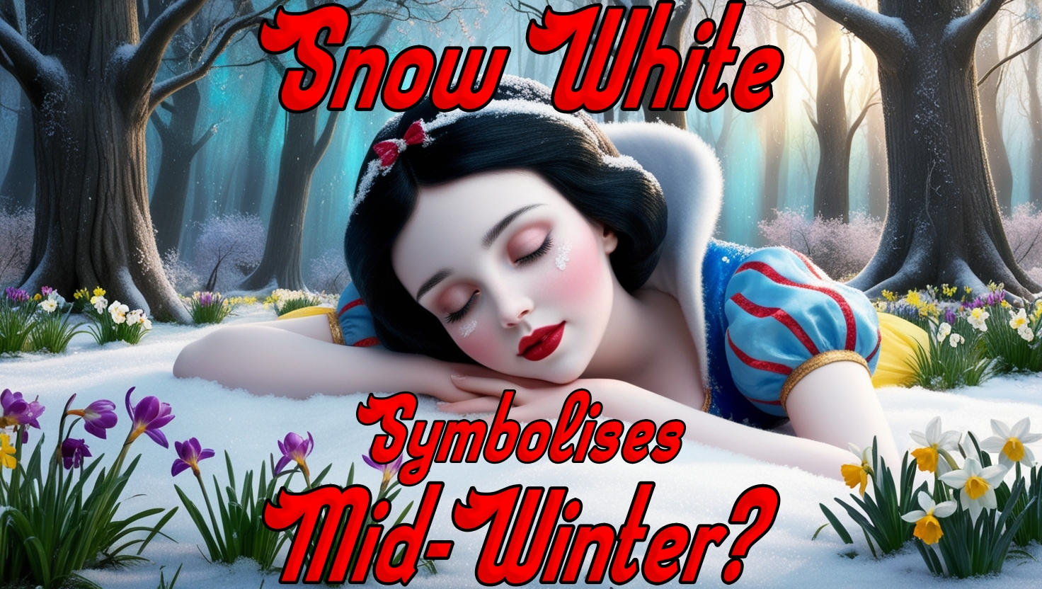 Snow White Symbolises Mid-Winter