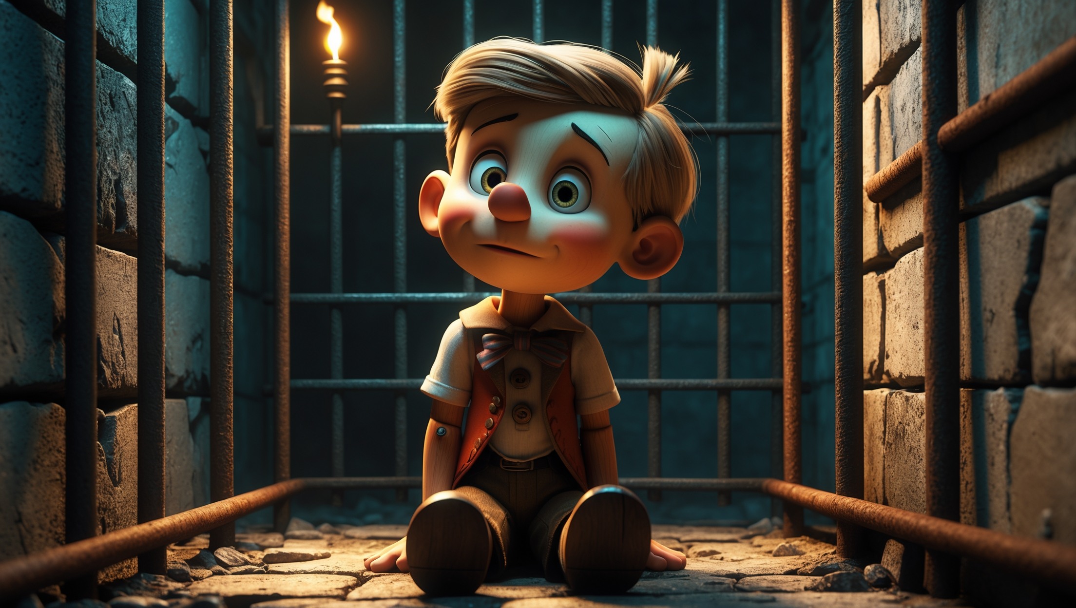 Pinocchio Goes to Jail