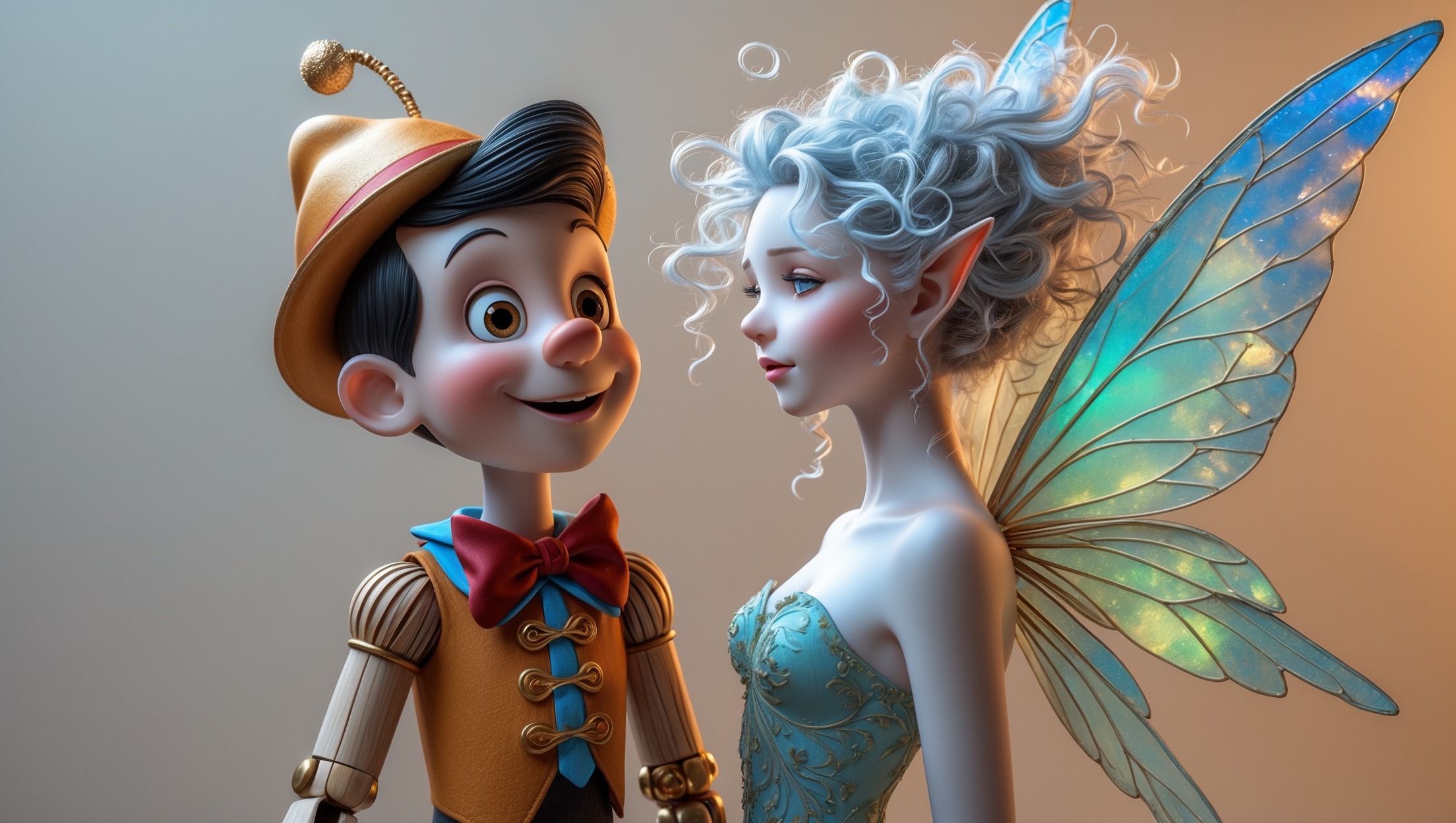 Pinocchio and The Fairy